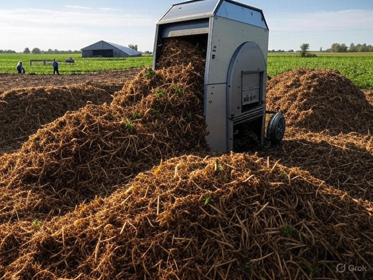 Hayvancılık Atıklarının Kompost Makinesi ile Bertarafı: Sürdürülebilirlik ve Kazanç Fırsatları