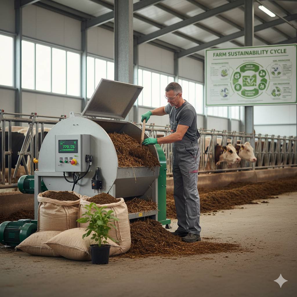 Hayvancılık İşletmeleri İçin Kompost Makinesi
