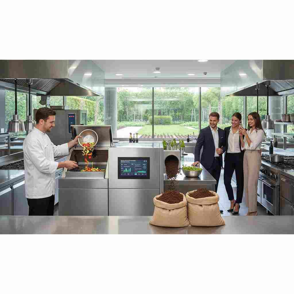 Kompost Makinesiyle Atıkları Altına Çevirin